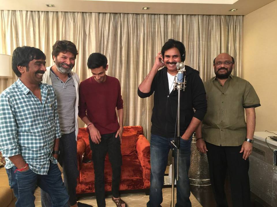 pawan sings a song