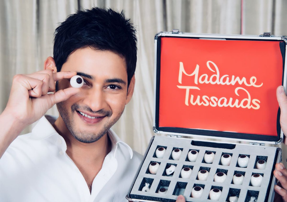 Mahesh's wax statue in Madame Tussauds