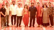 Megastar at Na peru surya shooting spot