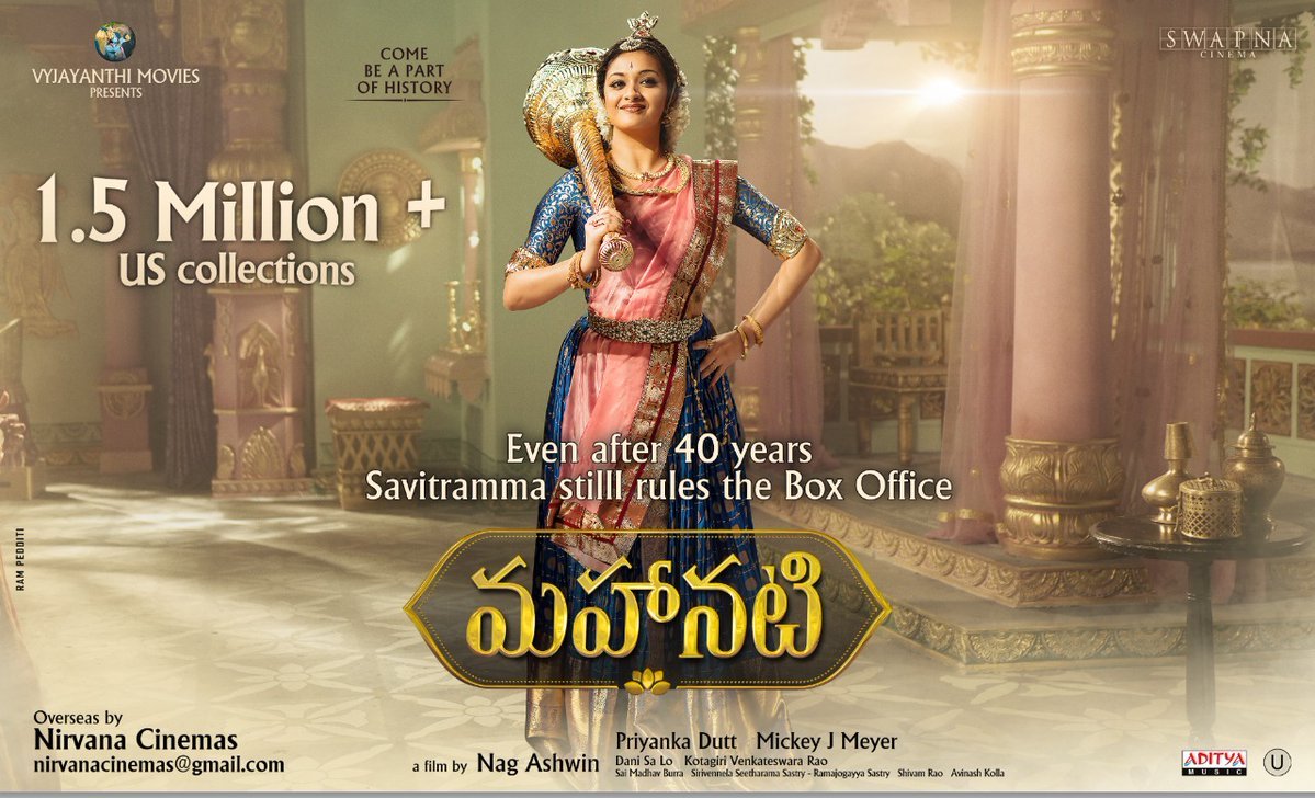 Mahanati rakes 1.6 million mark in USA