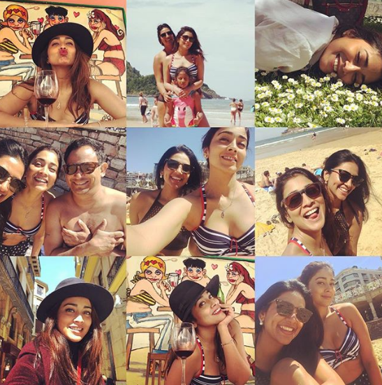 Shriya Saran’s spain holiday