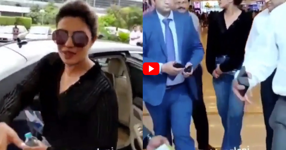 Priyanka Chopra Caught While Removing her Ring | Telugujournalist