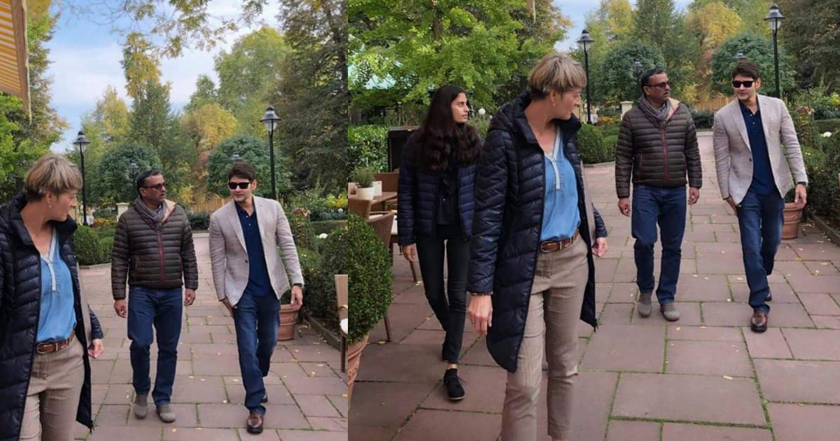 Mahesh's new and stylish look from Maharshi