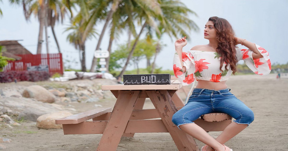 Payal Rajput's sultry beach outing