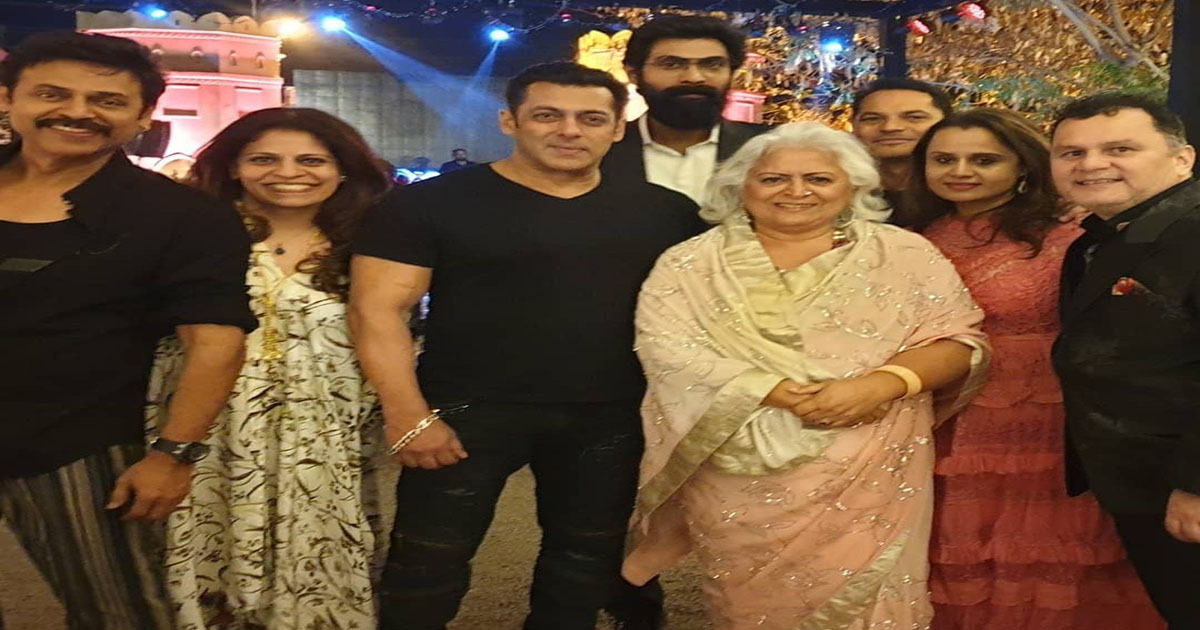 Salman Khan attends Venky's Daughter Bash