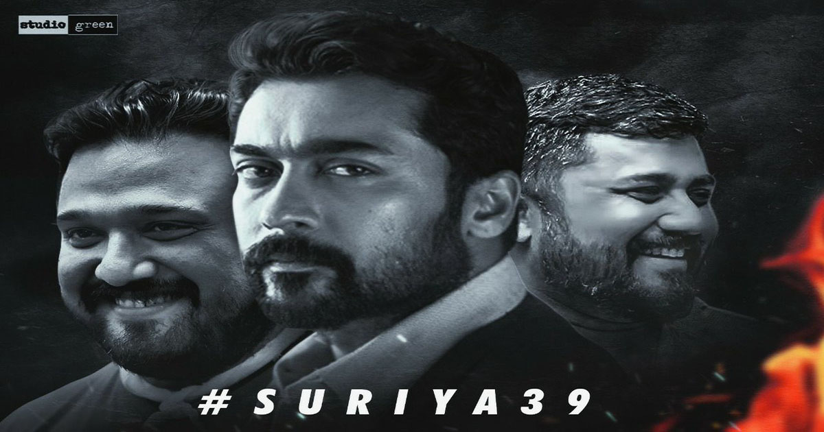 Suriya's 39th Film Announced officially
